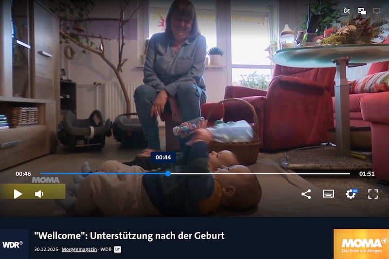 Neuer Beitrag über wellcome in der ARD-Mediathek